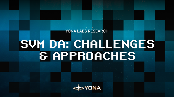 Yona Research: Immersion in the DA in SVM World